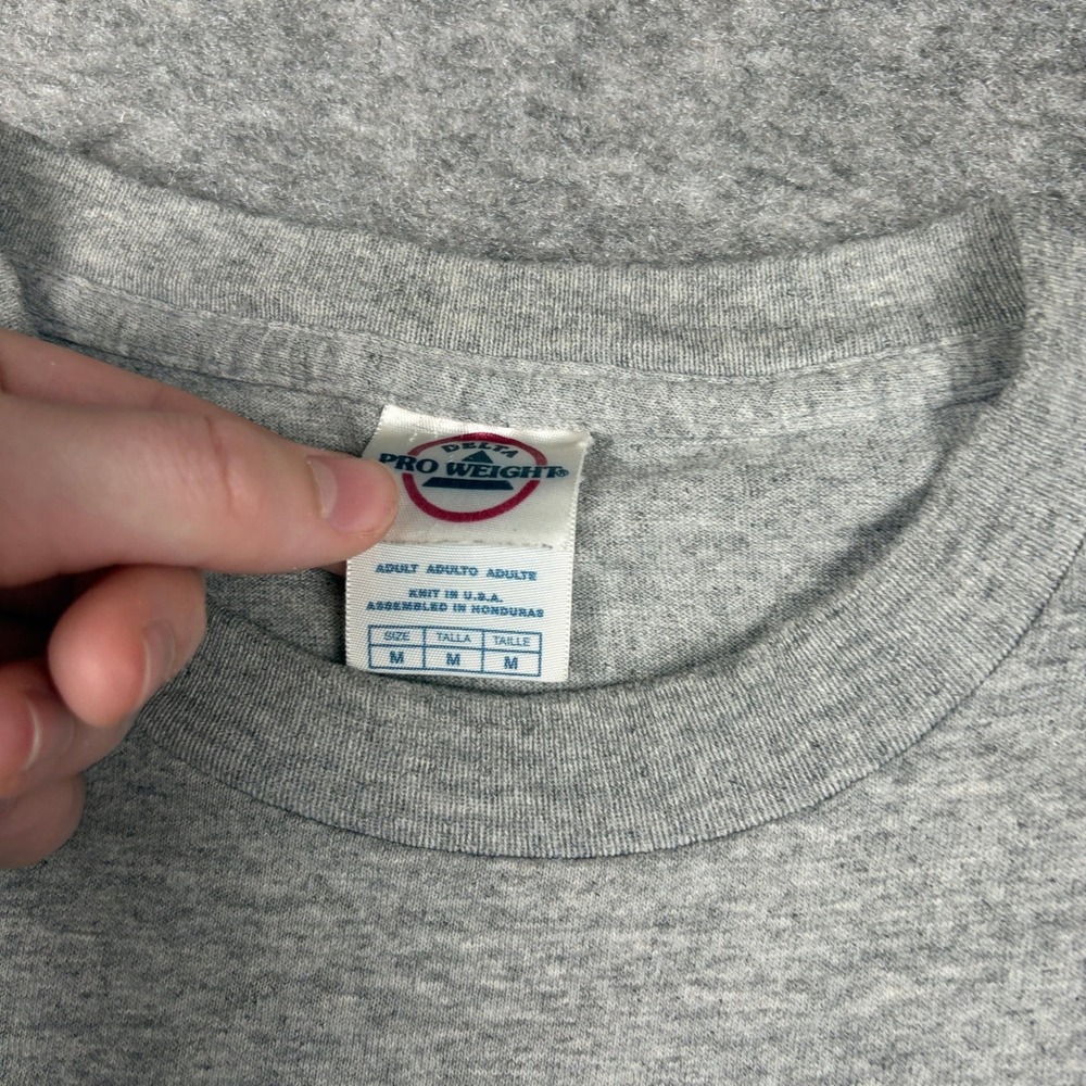 Grabbabootie Graphic T-Shirt Mens Medium Grey Funny Humor Vintage Y2K 90s Surf - Picture 7 of 16